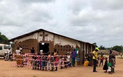 Battling an epidemic during a pandemic: Measles vaccination in Sud-Ubangi, DRC