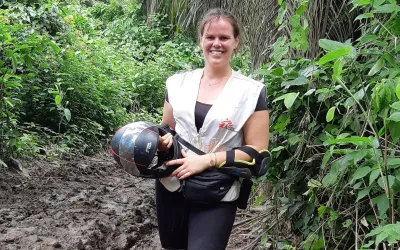 Lisa Janin im Kongo