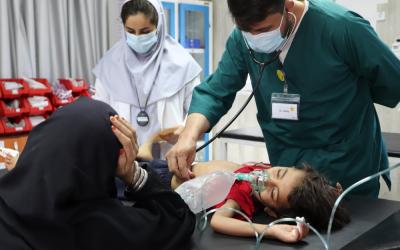 Intensivstation im Krankenhaus von Herat/Afghanistan