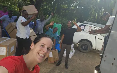 Sabrina Morgenbesser, Logistikerin bei Ärzte ohne Grenzen