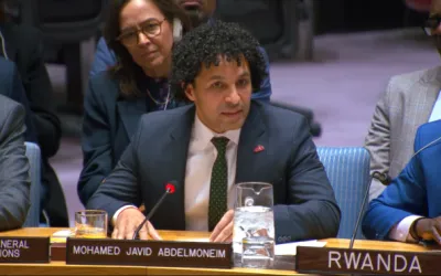 Screenshot Rede vor dem UN-Sicherheitsrat