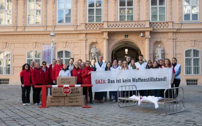 Aktion "Gaza: Das ist kein Waffenstillstand!"