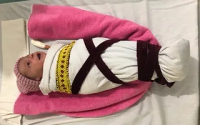 Die Neugeborenen Abteilung in der Klinik in Peshawar. 