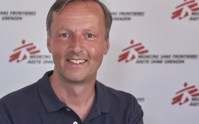 Marcus Bachmann ist Humanitärer Berater bei Ärzte ohne Grenzen 