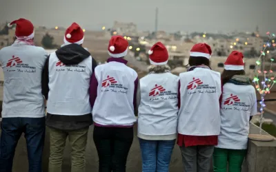 Weihnachtsgrüße an die Einsatzteams