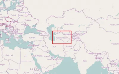 Turkmenistan (Open Street Maps)