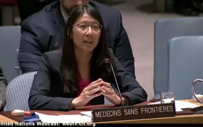 Rede von Dr. Joanne Liu, int. Präsidentin von Ärzte ohne Grenzen, vor dem Sicherheitsrat des Vereinten Nationen