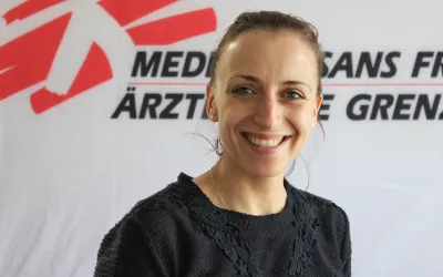 Christina Wultsch auf Außeneinsatz in Pakistan