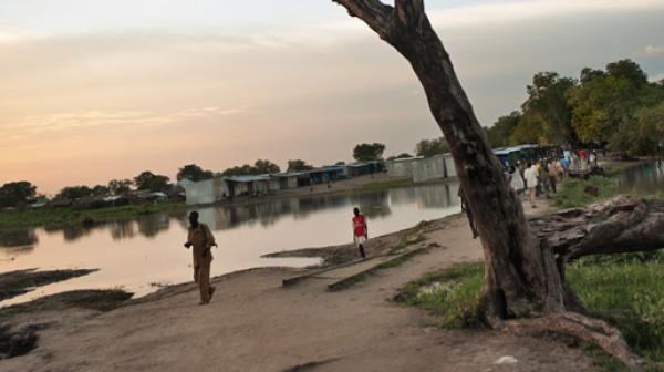 Ansicht von Pibor im Bundesstaat Jonglei-Südsudan