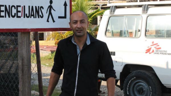 Ahmed Fadel, Einsatzleiter für Ärzte ohne Grenzen.
