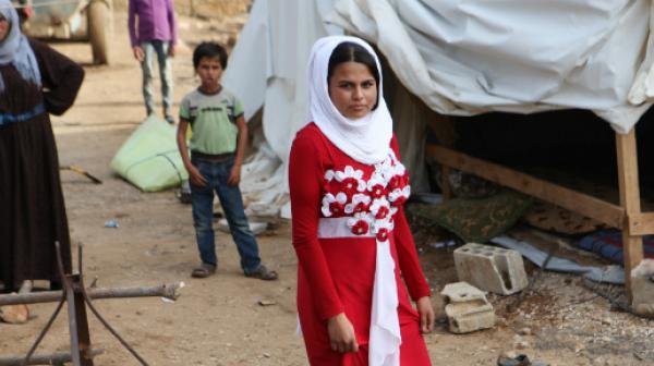 Die 19-jährige Amina musste mit ihrer Familie aus dem syrischen Raqqa in den Libanon flüchten