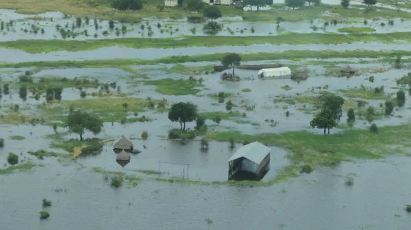 Floodings in South Sudan - aerial images