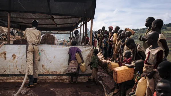 Water, sanitation and Hygiene activities in Rhoe camp