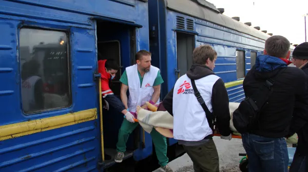 Fourth MSF train referral arrives Lviv