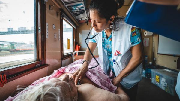 Doctors on Rails - MSF Medicalised train in Ukraine