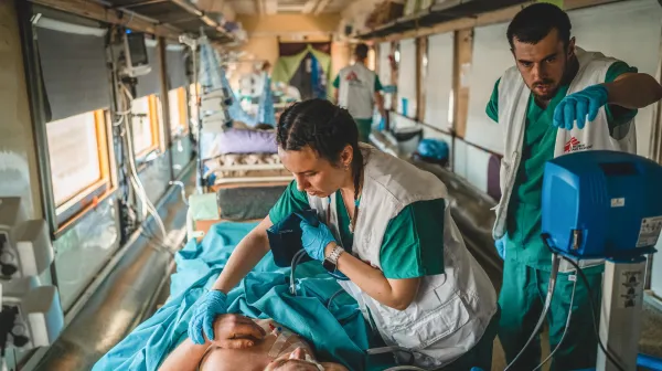 Doctors on Rails - MSF Medicalised train in Ukraine