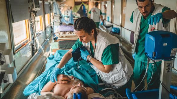 Doctors on Rails - MSF Medicalised train in Ukraine
