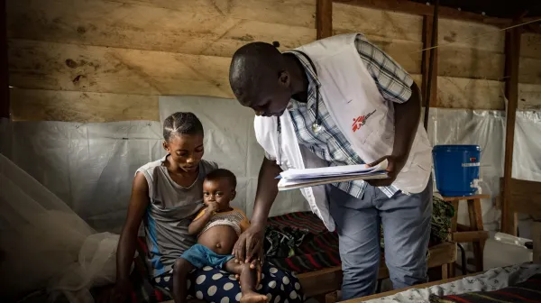 Dr. Maxim, head of the isolation unit