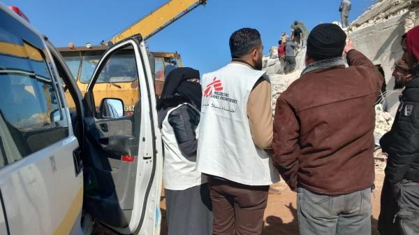 earthquake response, Atarib, Syria