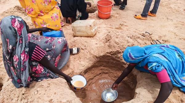 Sudanese refugees in Adré, eastern Chad