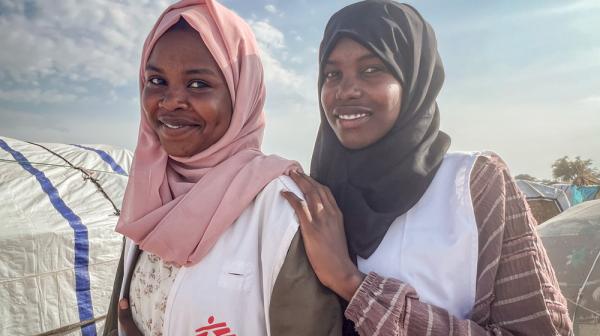 Sijood and Raheeb, Health promoters in Adré, Chad