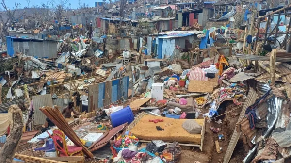 Chido cyclone in Mayotte