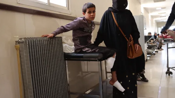Abdulrazzaq, Injured by an Unexploded Ordnance