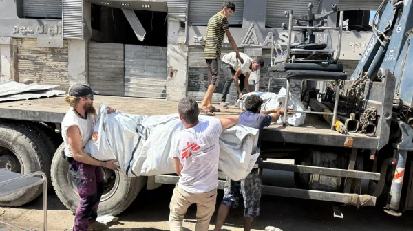 MSF forced to suspend activities in Gaza City