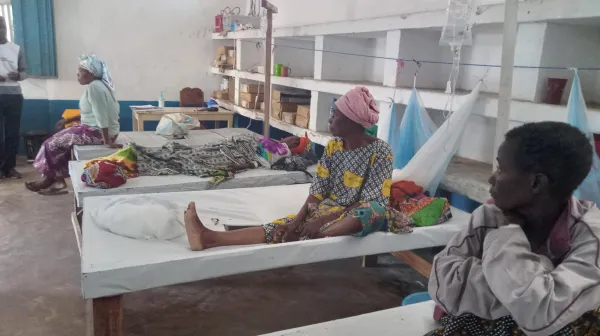 Cholera treatment centre in Baraka
