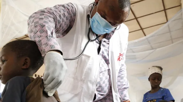 Measles intervention in Bosobolo, North Ubangi