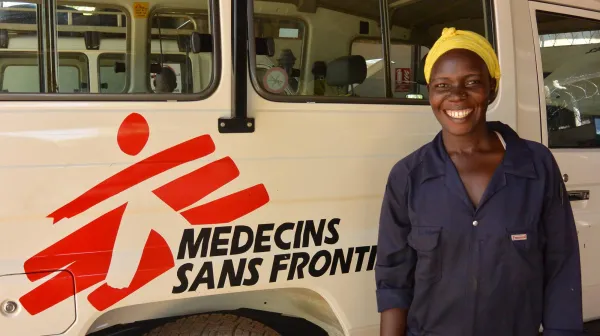 Poni Betty, the mechanic of Juba workshop