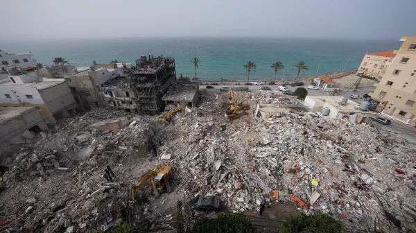 Destruction in Tyre/Sour after ceasefire