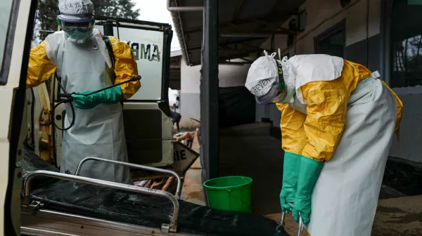 MSF Ebola isolation center in Butembo