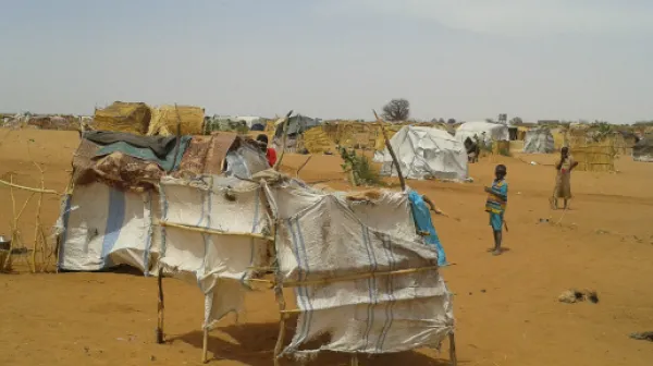 Das Lager El Sereif in der Nähe von Nyala, der Hauptstadt des sudanesischen Bundesstaats Darfur.