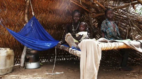 Lager für Vertriebene im Staat Bahr al-Ghazal.