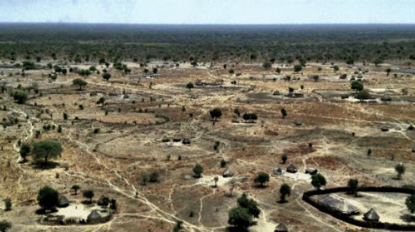 Dörfer in der Nähe des nördlichen Jonglei Staates.