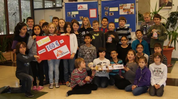 Kinder der VS Doppl helfen Ärzte ohne Grenzen