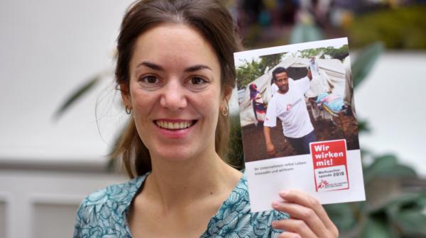 Astrid Glatz, Betreuerin für Firmenspenden bei Ärzte ohne Grenzen