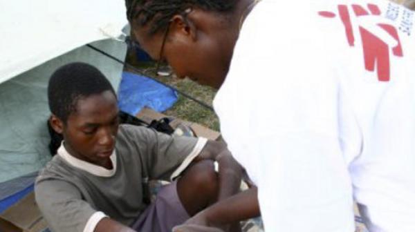 Cholera-Behandlungszentrum in Bindura