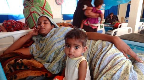 Refugees at Mbera camp in Mauritania’s desert