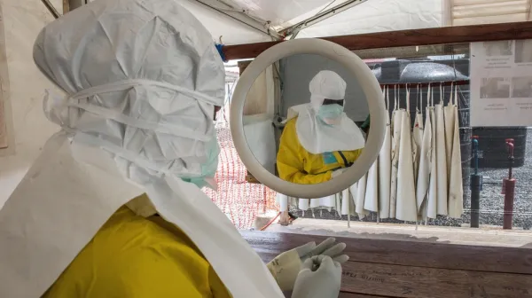 Nubia At MSF Ebola Treatment Center In Conakry, Guinea.
