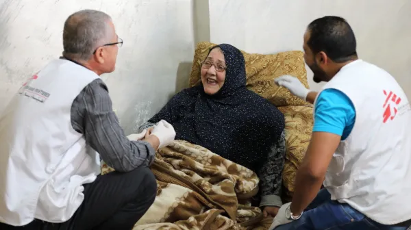 Diabetes Day - Syrian and Jordanian patients living with diabetes in Irbid