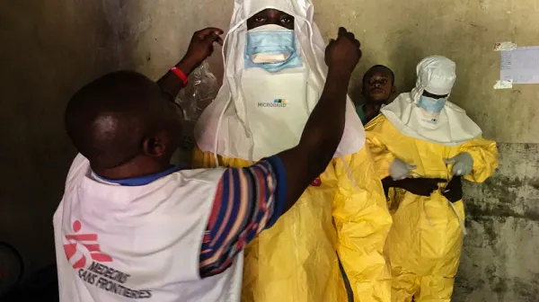 Ebola Treatment Centre (ETC) in Bikoro