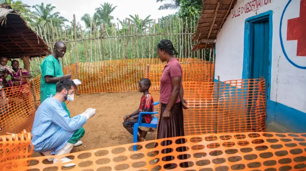 Ebola vaccination in Ikoko Impenge