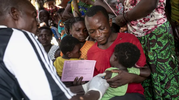 Measles campaign in DRC