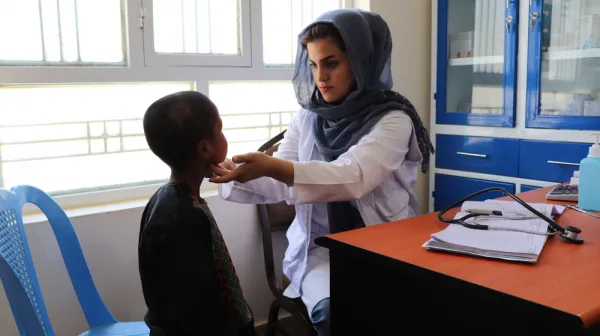 Displaced families in Herat