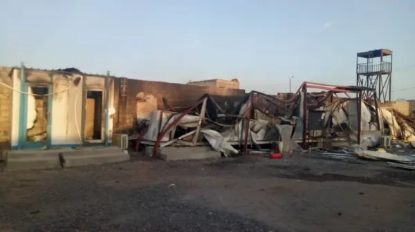 MSF hospital damaged in an attack in Mokha