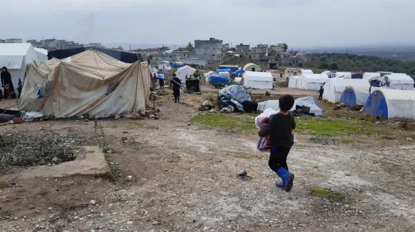 Despair and displacement in wintery northwest Syria