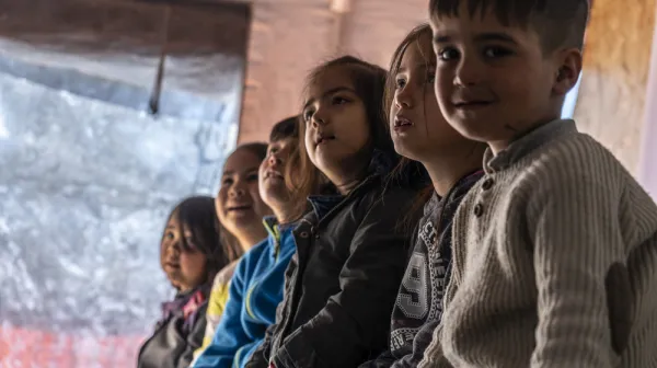 MSF pediatric clinic outside Moria and Olive Grove