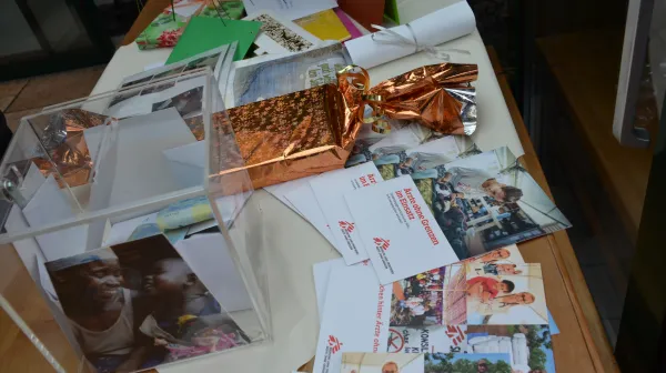 Spendenbox Geburtstagsfeier